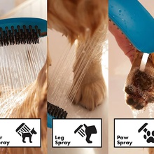 Hansgrohe DogShower 26640540 Бирюзовый 3jet Душевая лейка 4,5x6,3x28 см, Германия - фото 1 - 2 Hansgrohe DogShower 26640540 Бирюзовый 3jet Душевая лейка 4,5x6,3x28 см, Германия - фото 1 - фото 2