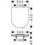 Hansgrohe GladeLake S 60111450 Крышка-сиденье 43,5x36,5x4 см, Германия - фото 2