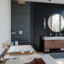 Hansgrohe Raindance E 26250990 Полированное золото Верхний душ 30x30x15,8 см, Германия - фото 1 - фото 4