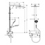 Hansgrohe Raindance E 27362000 Хром Душевая система 55,5x37x110,1 см, Германия - фото 3
