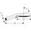 Hansgrohe Raindance Select S 120 3jet PowderRain 26014670 черная матовая Душевая лейка 12,5x22,3 см, Германия - фото 2 Hansgrohe Raindance Select S 120 3jet PowderRain 26014670 черная матовая Душевая лейка 12,5x22,3 см, Германия - фото 2