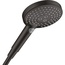 Hansgrohe Raindance Select S 120 3jet PowderRain 26014670 черная матовая Душевая лейка 12,5x22,3 см, Германия - фото 1 Hansgrohe Raindance Select S 120 3jet PowderRain 26014670 черная матовая Душевая лейка 12,5x22,3 см, Германия - фото 1