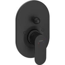 Hansgrohe Rebris S 72449670 Встраиваемый Для  ванны и душа Черный матовый  (внешняя часть) Смеситель 8,5x10x20 см, для ванны с душем, Германия - фото 1 - фото 1