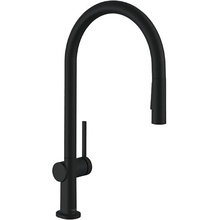 Hansgrohe Talis M54 72800670 Для кухни Черный Смеситель 23,6x5,4x43,5 см, для кухонной мойки, Германия - фото 1 - фото 1