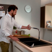 Hansgrohe Talis Select M51 72823000 Для кухни Хром Смеситель 26,2x12,1x40,1 см, для кухонной мойки, Германия - фото 1 - фото 4