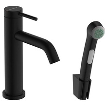 Hansgrohe Tecturis S 73211670 Для раковины Черный матовый Смеситель с гигиеническим душем 17x5,2x16,8 см, для раковины, Германия - фото 1 - фото 1