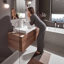 Hansgrohe Vivenis 75030700 Для раковины Белый матовый с д/к Смеситель 16,8x9x30 см, для раковины, Германия - фото 1 - фото 3