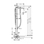 Hansgrohe Vivenis 75445670 Для ванны напольный Матовый черный Смеситель 30,8x12,4x98 см, для ванны, Германия - фото 2