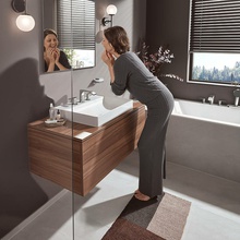 Hansgrohe Vivenis 75444000 На борт ванны  Хром Смеситель 24,7x21,4x25,9 см, для ванны, Германия - фото 1 - фото 2
