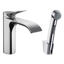 Hansgrohe Vivenis 75210000 Для раковины с гигиеническим душем Хром Смеситель 17,4x4,5x19,6 см, для раковины с гигиеническим душем, Германия - фото 1 - фото 1