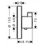 Hansgrohe ShowerSelect S Highflow 15741000 для душа Смеситель с термостатом для душа, Германия - фото 2