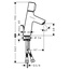 Hansgrohe Talis S Select 72041000 Для раковины Смеситель для раковины, Германия - фото 2