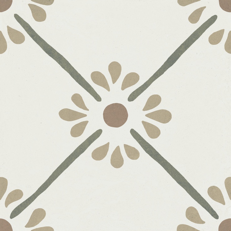 37788 Provenza Green Flower 22,3x22,3 керамогранит от Harmony