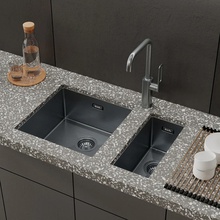 Iddis Edifice EDI21G0i77 21х44 Графит Мойка кухонная 44x21x20 см, Россия - фото 1 - фото 2