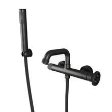 Iddis Grange GRAGMR2i02 Для ванны с душем Черный Графит Смеситель 21,2x29x14,2 см, для ванны, Россия - фото 1 - фото 1