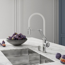 Iddis Grange GRASBFLi05 Для кухни Хром-белый Смеситель 26x11,8x47 см, для кухонной мойки, Россия - фото 1 - фото 3