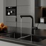 Iddis Pure PURBLPFi05 Для кухни с фильтром Чёрный матовый Смеситель 24,7x11,6x31,4 см, для кухонной мойки, Россия - фото 4