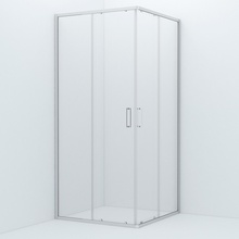Iddis Zodiac ZOD6CR9i23 Прозрачное стекло / Хром 90x90 Душевой уголок 90x90x195 см, Россия - фото 1 - фото 2