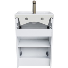 Iddis Zodiac ZOD5CDFi95K Напольная Белая 50 Тумба с раковиной 35,3x50,9x88,5 см, Россия - фото 1 - фото 4