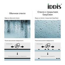 Iddis Zodiac ZOD6CA9i23 Прозрачное стекло / Профиль хром 90х195 Боковая панель 90x195 см, Россия - фото 1 - фото 3