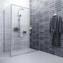 Iddis Zodiac ZOD6CA8i23 Прозрачное стекло / Профиль хром 80х195 Боковая панель 80x195 см, Россия - фото 1 - фото 2