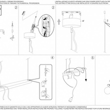 Ideal Lux Electric ELECTRIC SP4 Потолочный светильник 54x6x176 см, Италия - фото 1 - фото 4