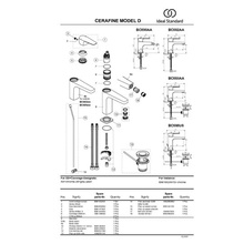 Ideal Standard Cerafine D BC686U8 Для раковины Серый Смеситель 17,1x5x15,9 см, для раковины, Бельгия - фото 1 - фото 2