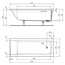 Ideal Standard Connect Air T361701 170x70 Акриловая ванна 170x70x46,5 см, Бельгия - фото 5