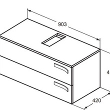 Ideal standard strada тумба