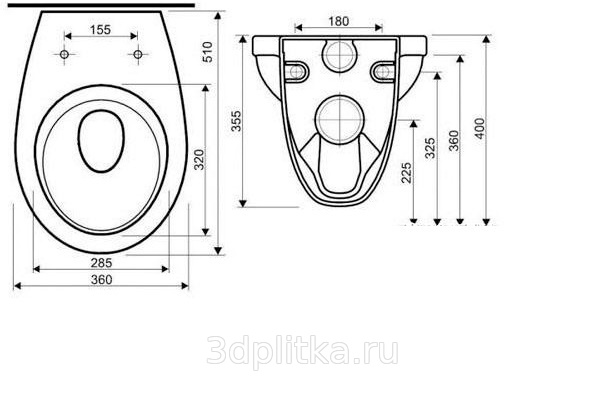 Промо-комплект 3 в 1 Ideal Standard EXACTO система инсталляции + унитаз с крышко - Товар на картинке можно купить.