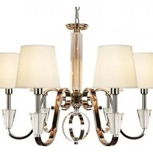 ILamp Alesti P2424-6 Nickel Люстра подвесная Италия - фото 1 - фото 4