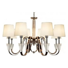 ILamp Alesti P2424-8 Nickel Люстра подвесная Италия - фото 1 - фото 1