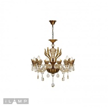 ILamp Asia 61078-6 BR Люстра подвесная Италия - фото 1 - фото 4