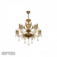 ILamp Asia 61078-6 BR Люстра подвесная Италия - фото 1 - фото 3