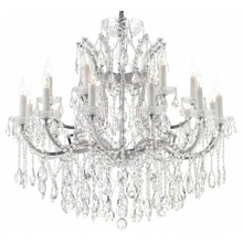 ILamp Diamond 6071-18 CR+CL Люстра подвесная Италия - фото 1 ILamp Diamond 6071-18 CR+CL Люстра подвесная Италия - фото 1 - фото 1