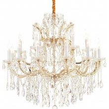 ILamp Diamond 6071-18 GD+CL Люстра подвесная Италия - фото 1 - 2 ILamp Diamond 6071-18 GD+CL Люстра подвесная Италия - фото 1 - фото 2