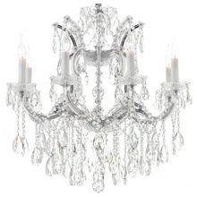 ILamp Diamond 6071-8 CR+CL Люстра подвесная Италия - фото 1 - фото 2