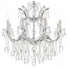 ILamp Diamond 6071-8 CR+CL Люстра подвесная Италия - фото 1 - фото 1