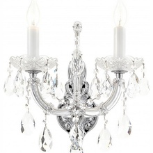 ILamp Diamond W6071-2 CR+CL Бра 30x33 см, Италия - фото 1 - фото 2