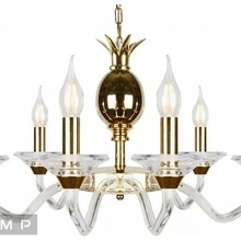 ILamp Flo YT2049-8 GD+Cear Люстра подвесная Италия - фото 1 - фото 4