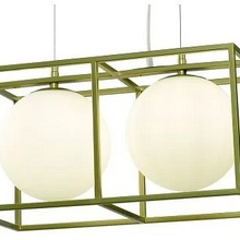 ILamp Golden P2484-2 GD Потолочный светильник 49x25 см, Италия - фото 1 - фото 3