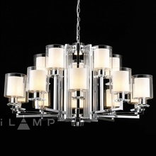 ILamp King RM6201-10+5 CR+CL Люстра подвесная Италия - фото 1 - фото 1