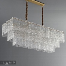 ILamp Manhattan P6315-1200 BR Люстра подвесная 120x40x45 см, Италия - фото 1 - фото 1