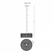 ILamp Panorama D4688-50 MBK Потолочный светильник Италия - фото 1 - фото 3