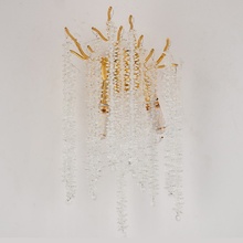 ILamp Savage W8813-2 GD Настенный светильник 27x50 см, Италия - фото 1 - 3 ILamp Savage W8813-2 GD Настенный светильник 27x50 см, Италия - фото 1 - фото 3