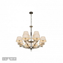 ILamp Vivaldi 85125/8+4 CR Люстра подвесная Италия - фото 1 - фото 3