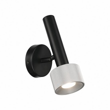 ILedex Delta 2360-1 BK+SL Бра 9x25 см, Россия - фото 1 - фото 2