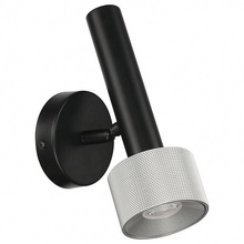 ILedex Delta 2360-1 BK+SL Бра 9x25 см, Россия - фото 1 - фото 1