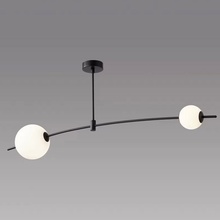 ILedex Epical 6827-2 BK+WH Потолочный светильник 128x50 см, Россия - фото 1 - фото 3