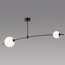 ILedex Epical 6827-2 BK+WH Потолочный светильник 128x50 см, Россия - фото 1 - фото 1